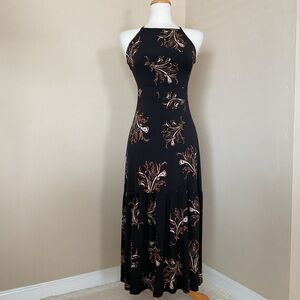 Veronica M Dress Black Floral Size S